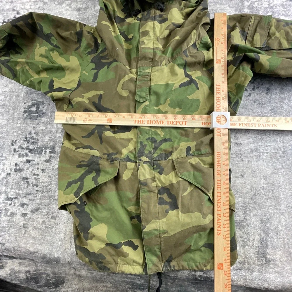 GI Extended Cold Weather Camo Parka Mens Medium Woodland Hooded